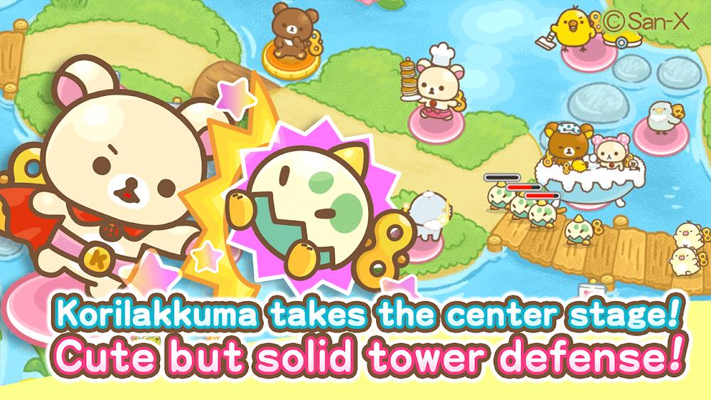 Korilakkuma Tower Defense Tangkapan skrin 1