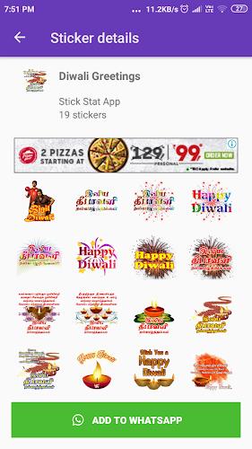 Tamil Stickers: WAStickerApps Captura de pantalla 1