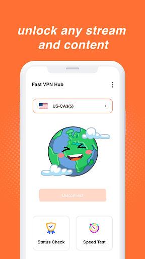 Fast VPNhub স্ক্রিনশট 2