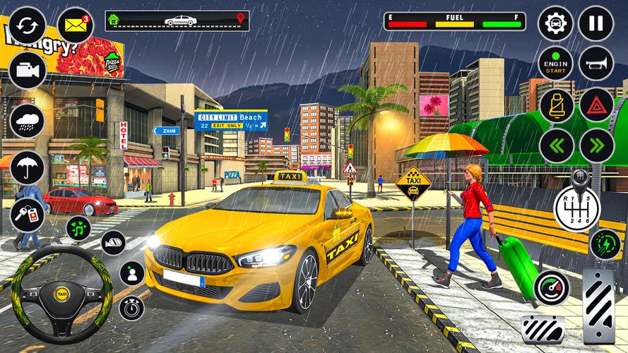 US Taxi Car Parking Simulator Ảnh chụp màn hình 0