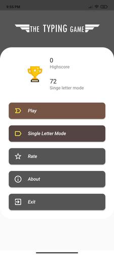 The Typing Game Скриншот 1