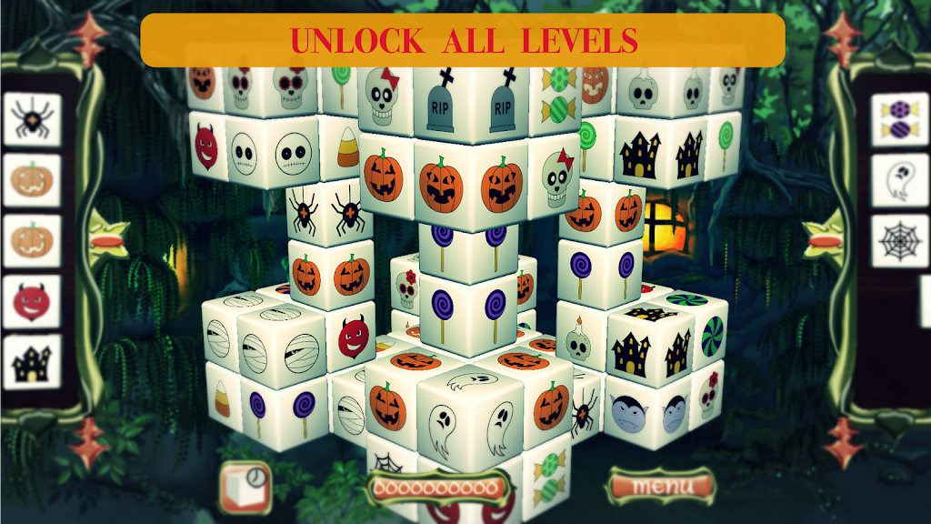 Fairy Mahjong Halloween スクリーンショット 1