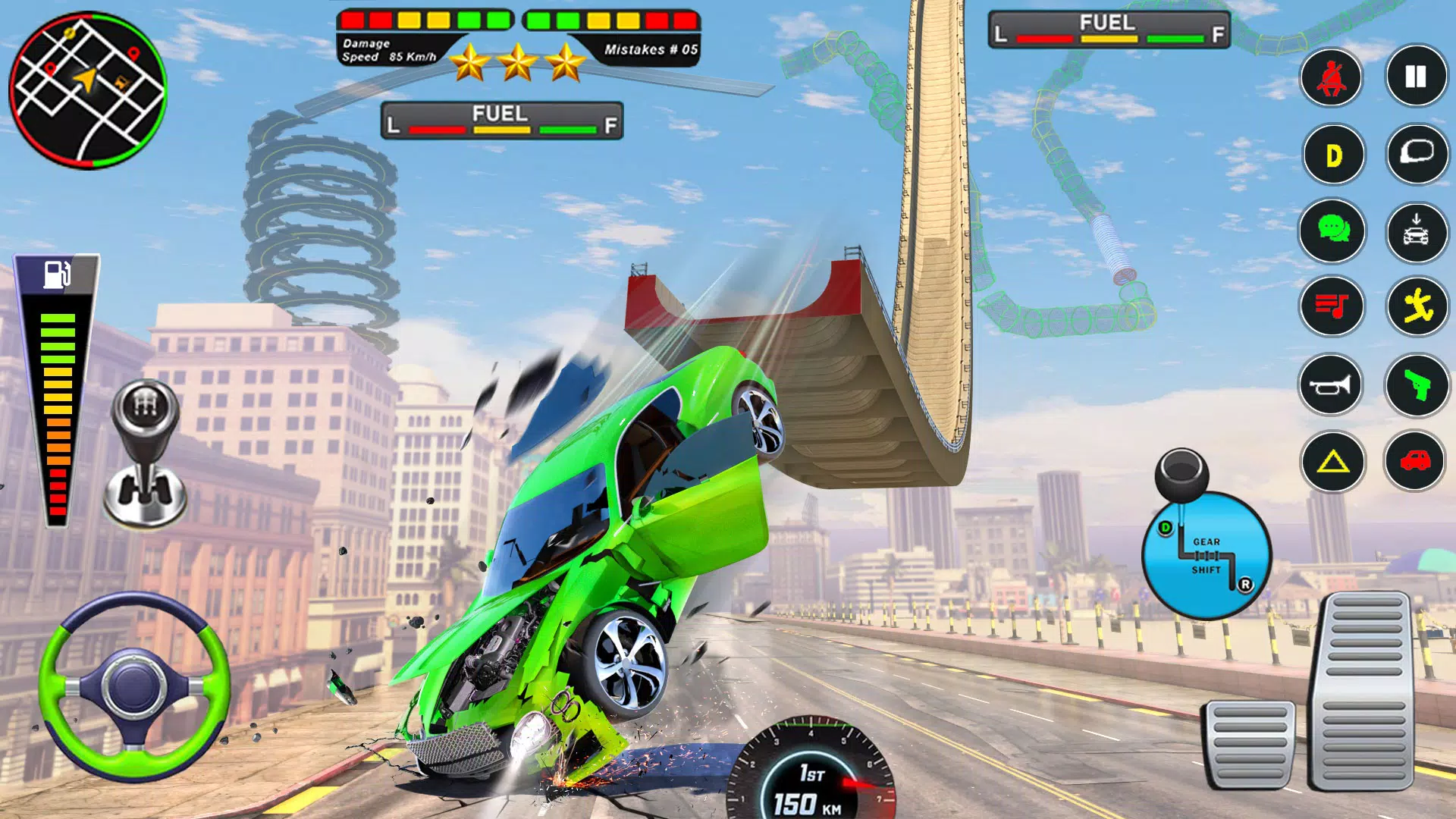 Schermata Mega Ramp Car Crash Simulator 2