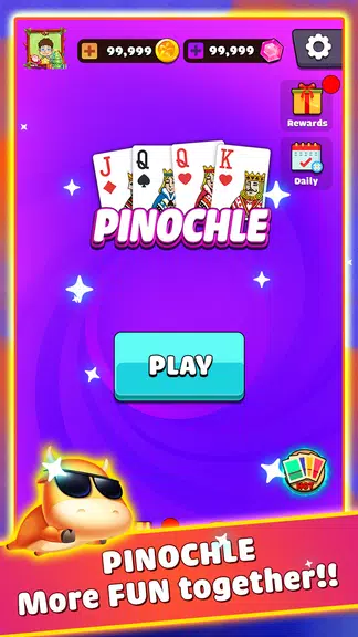 Pinochle - Trickster Cards Скриншот 1