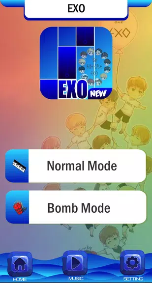 EXO Chibi Piano Tiles スクリーンショット 2