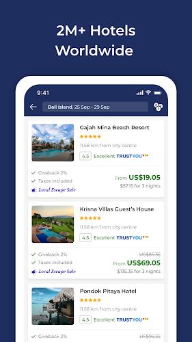 Travala.com: Hotels & Flights স্ক্রিনশট 1