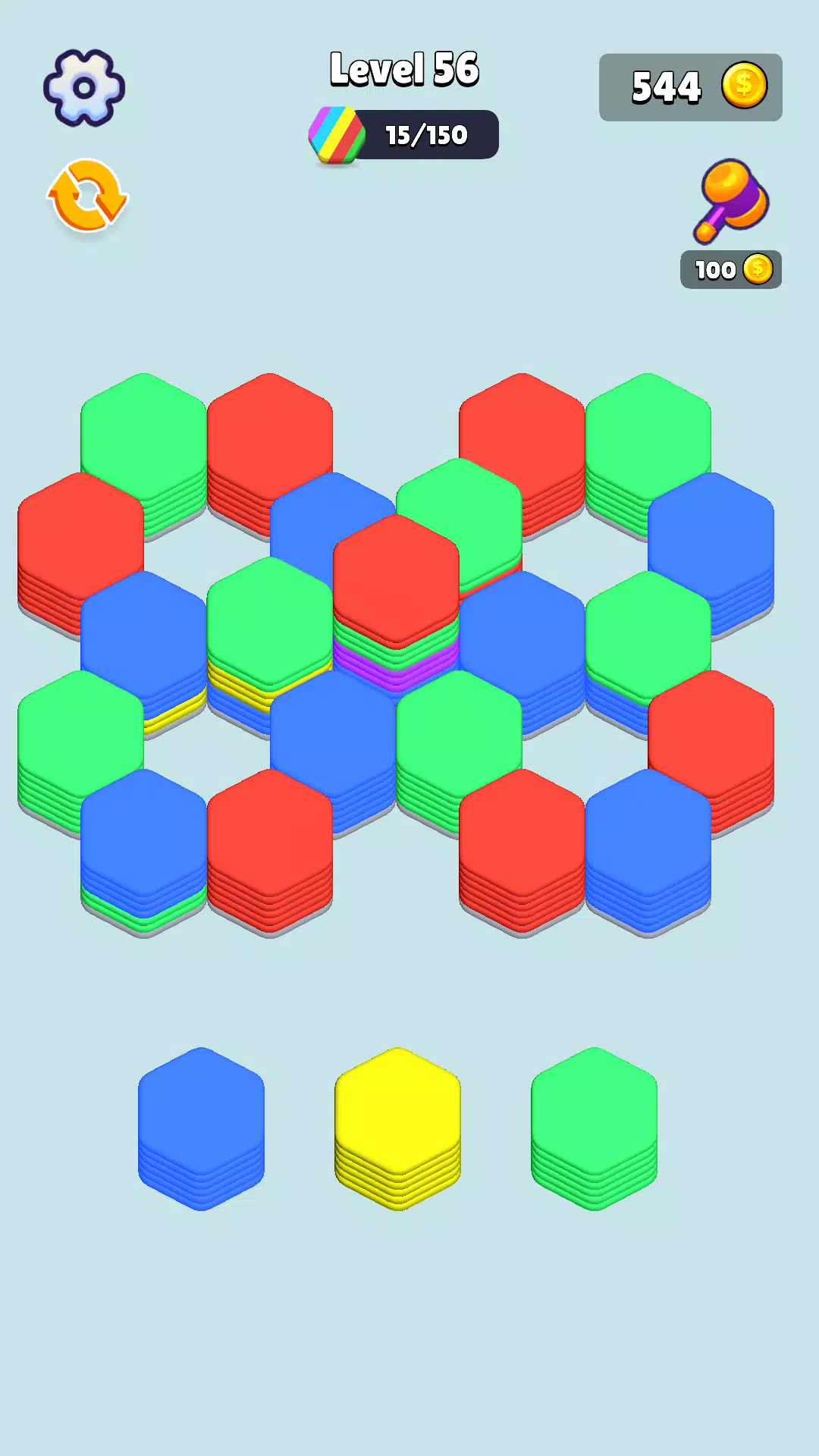 Schermata Stack Hexa Sort: Puzzle Match 1