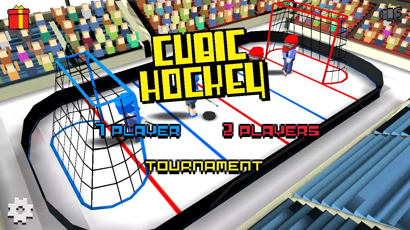 Cubic Hockey 3D Ảnh chụp màn hình 0