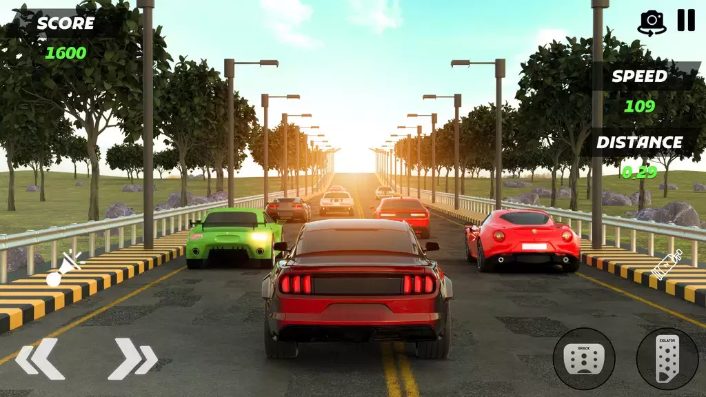 Turbo Traffic Car Racing Game Zrzut ekranu 3