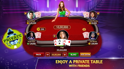 Teen Patti Octro 3 Patti Rummy स्क्रीनशॉट 2