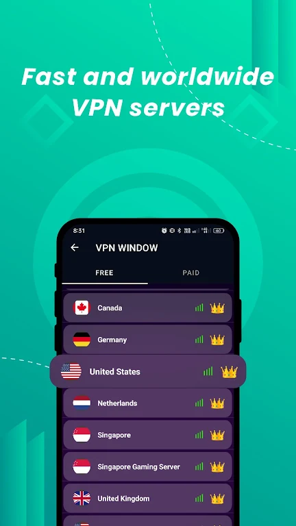 VPN Window- Super Internet VPN Ảnh chụp màn hình 2