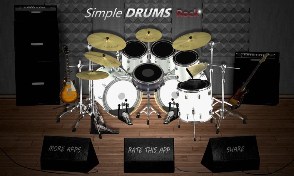 Simple Drums Rock - ドラムセット スクリーンショット 0