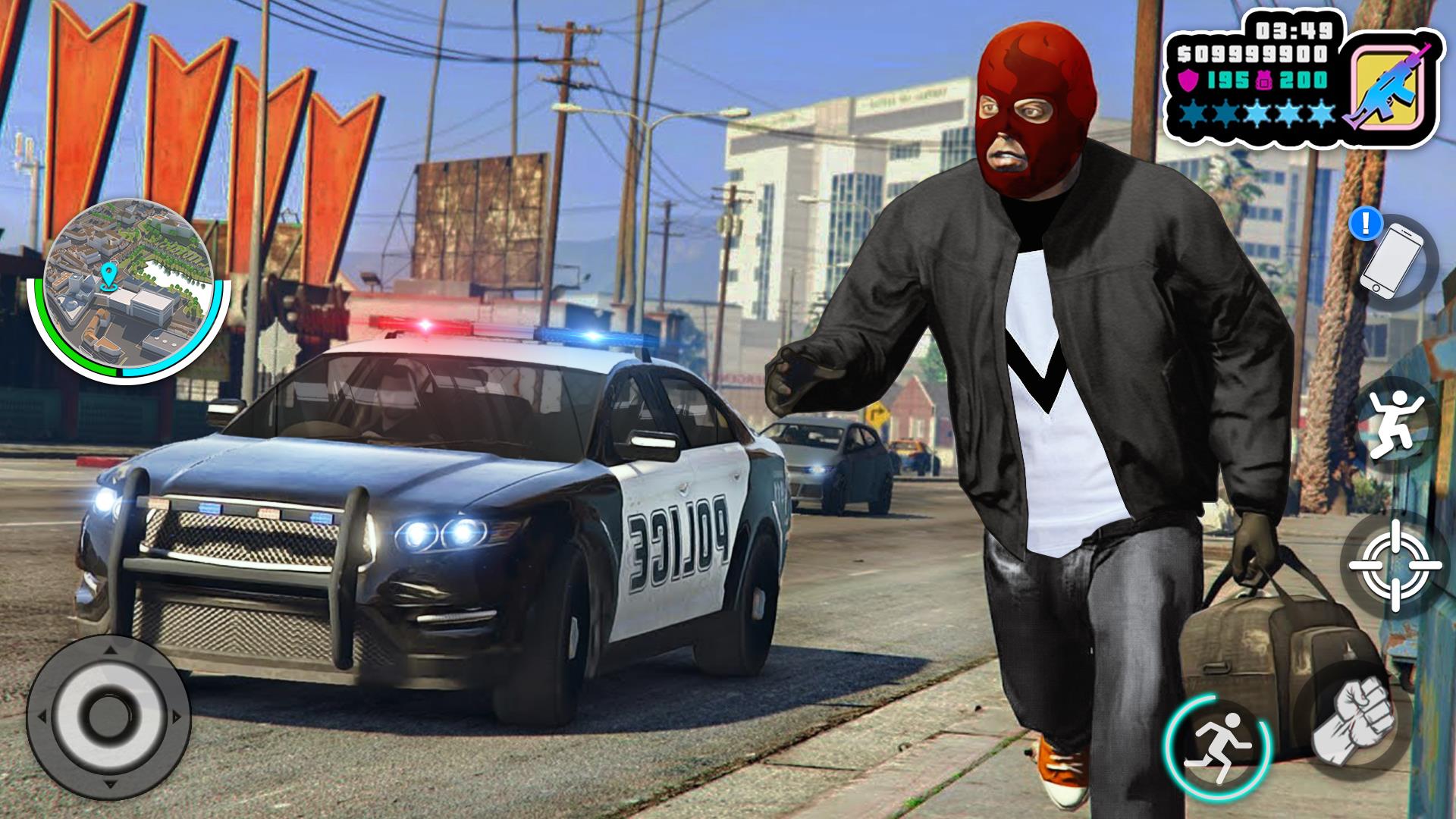 Gangster Theft Crime Simulator Capture d'écran 1