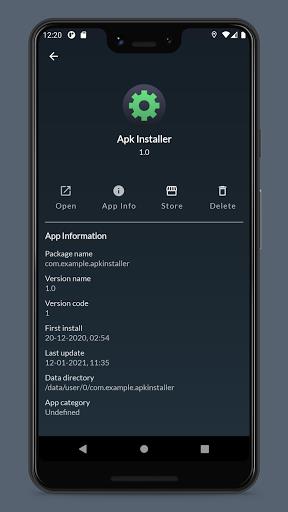 Apk Installer Lite (Package Manager) Ekran Görüntüsü 1