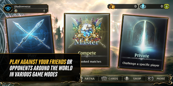 Shadowverse CCG
</p>अभी एंड्रॉइड के लिए <h3> एपीके डाउनलोड करेंShadowverse CCG
</h3>में एक अविस्मरणीय साहसिक यात्रा शुरू करें, जहां रणनीति, कहानी कहने और आश्चर्यजनक कलाकृति एक अद्वितीय कार्ड गेम अनुभव बनाने के लिए मिलती है। अभी डाउनलोड करें और अपनी यात्रा शुरू करें!<p>