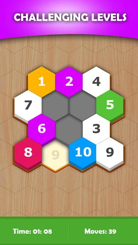 Hexa Sort Puzzle Captura de pantalla 1