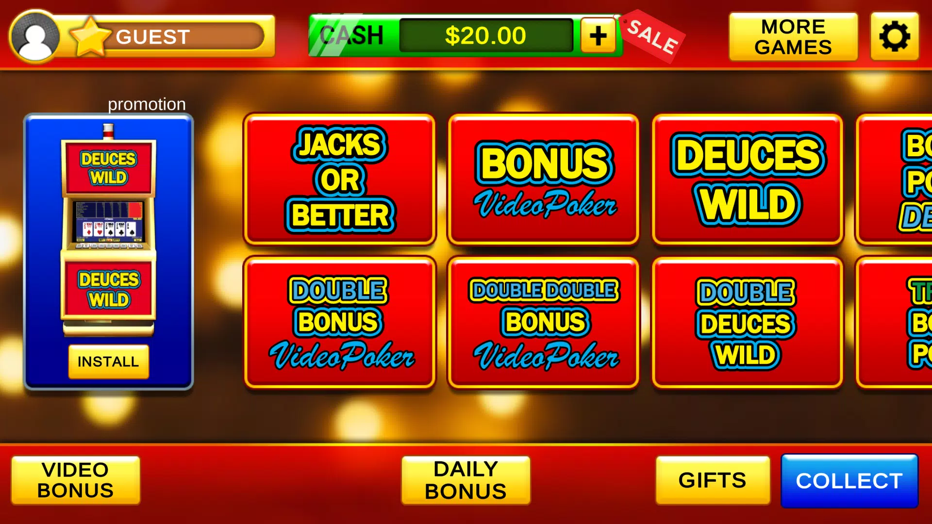 Video Poker Casino Schermafbeelding 3