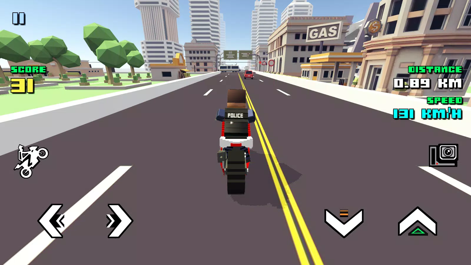 Blocky Moto Racing應用截圖第0張