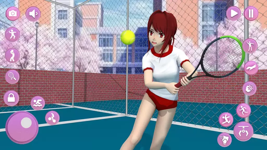 Anime School Girl Simulator 3D スクリーンショット 1