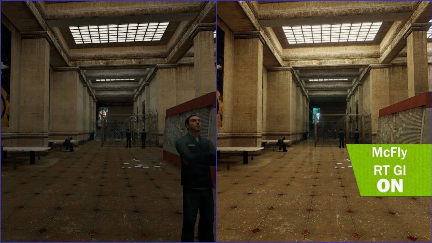 Half-vida original 2 vs RTX: uma comparação