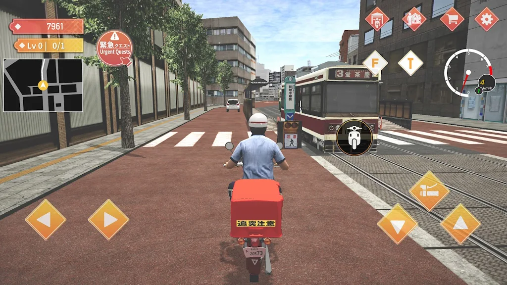 Japan Postman Moto Simulator Schermafbeelding 1