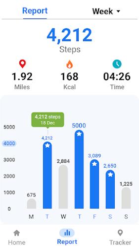 Schermata Pedometer - Step Tracker 2