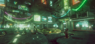 VR Cyberpunk City スクリーンショット 3