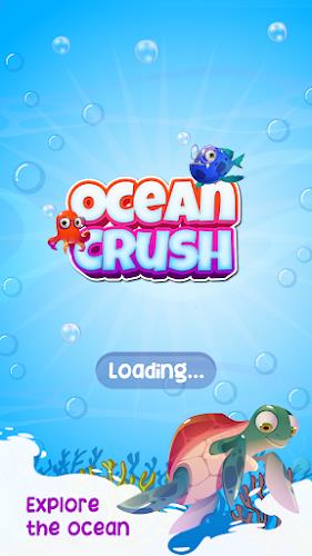 Ocean Crush Game - Match 3 स्क्रीनशॉट 0