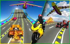 Rocket Car Racing Stunts Скриншот 2