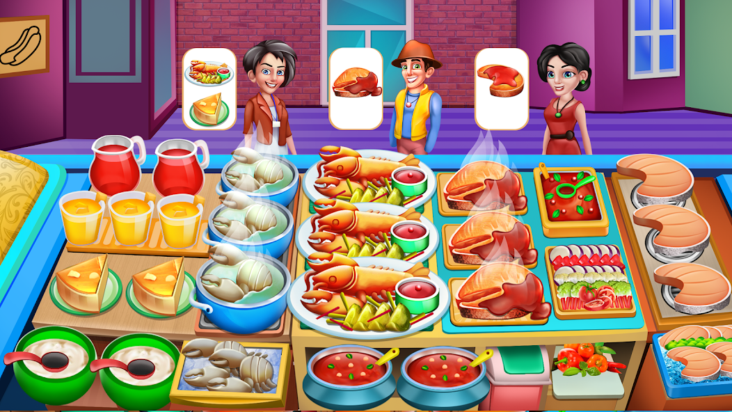 Cooking Food: Time Management Mod Скриншот 3