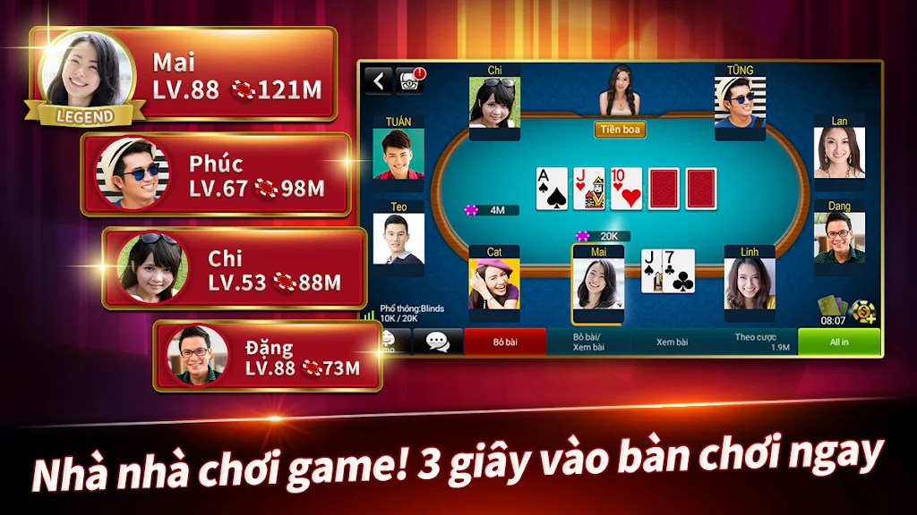 Đấu Trường Poker Capture d'écran 1