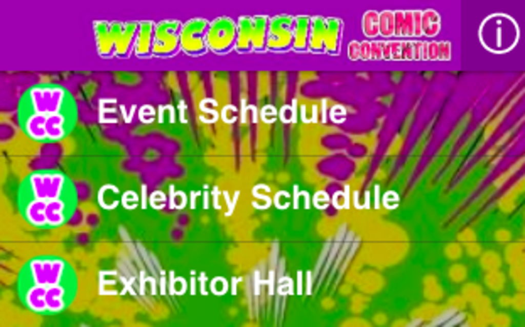 Wisconsin Comic Convention Zrzut ekranu 2