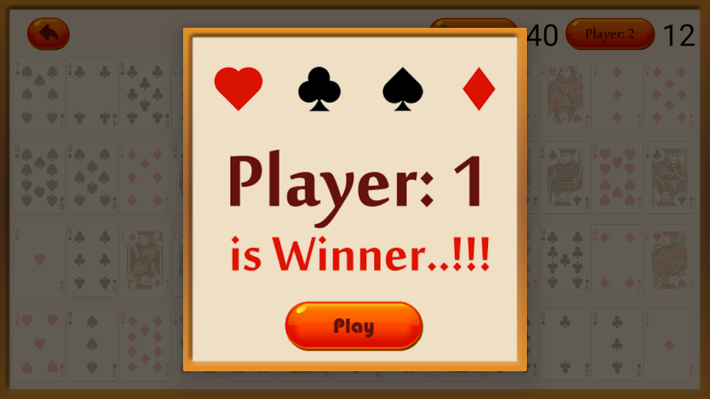 Schermata Playing Cards Matching Game - Memory booster game 3