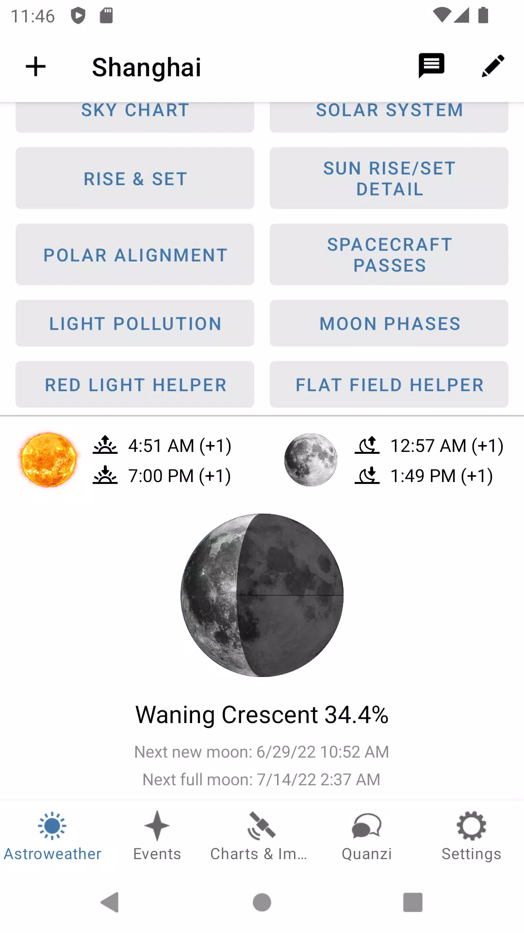 Astroweather Captura de pantalla 1