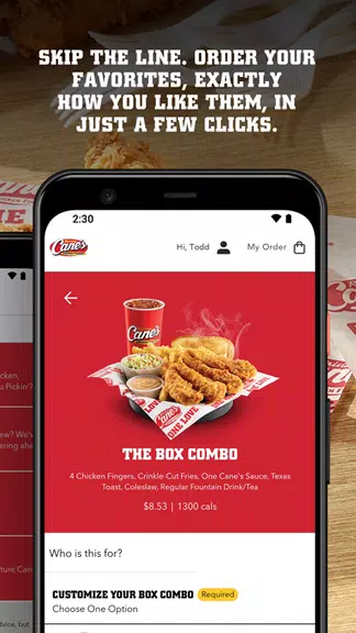 Raising Cane's Chicken Fingers應用截圖第1張