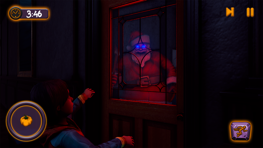 Scary Santa Horror Escape Game Captura de tela 0