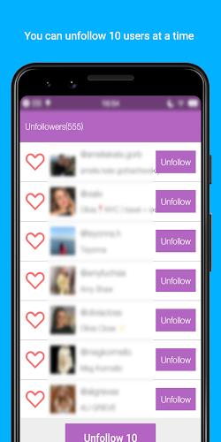 Unfollowers  &  Followers 스크린샷 2