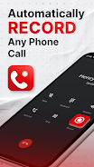 Auto Call recorder App Capture d'écran 0