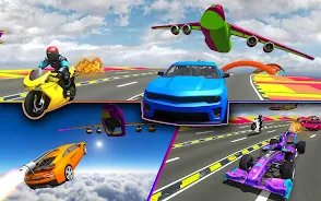 Rocket Car Racing Stunts Captura de pantalla 0