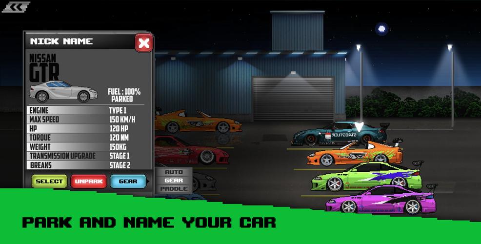 Pixel Car: Reckless Racer Capture d'écran 3