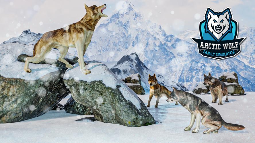 Arctic Wolf Family Simulator應用截圖第2張