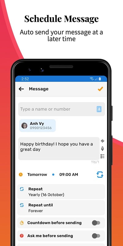Auto Text: Automatic Message Capture d'écran 1