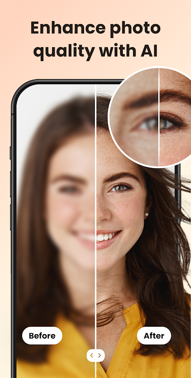 UpFoto – AI Photo Enhancer Mod Zrzut ekranu 1