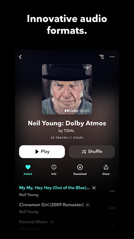 TIDAL Music: HiFi, Playlists Mod Screenshot 2