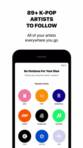 theQoos: K-Pop News, Friends, Music & Community Screenshot 1