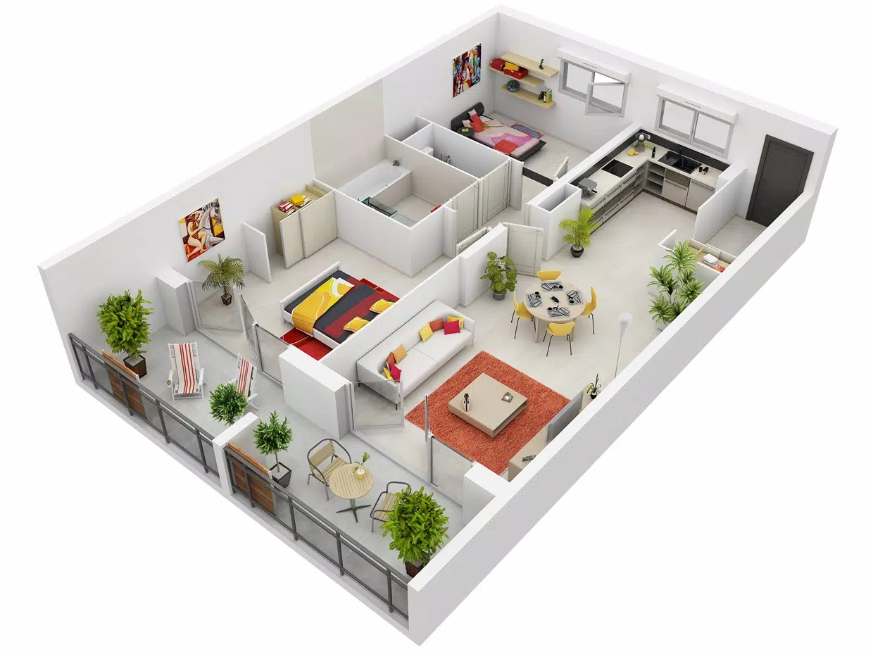 3D House Design Tangkapan skrin 3