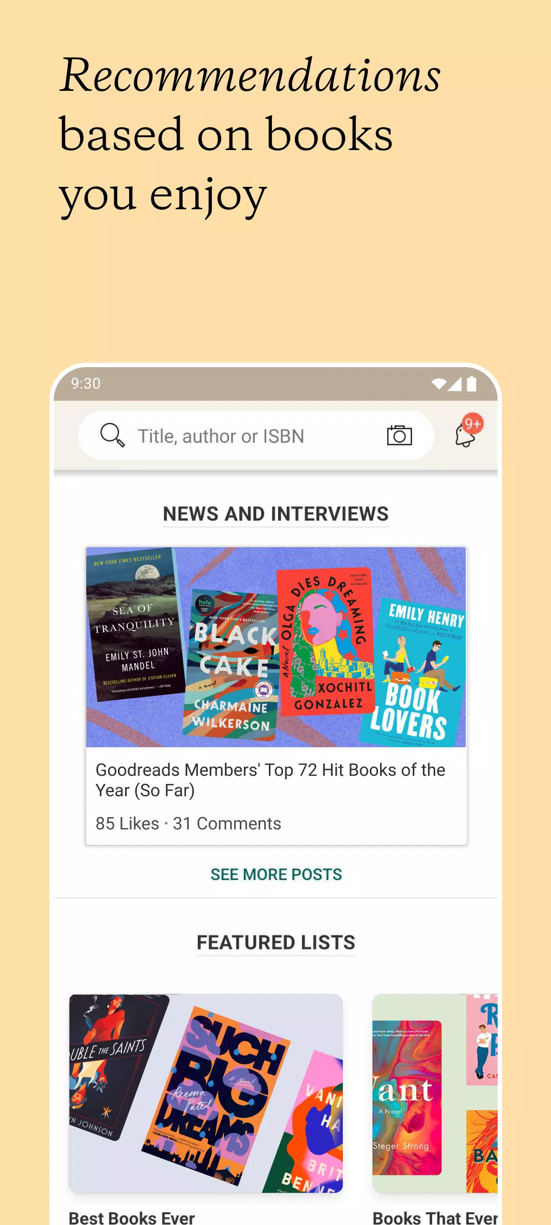 Goodreads应用截图第1张