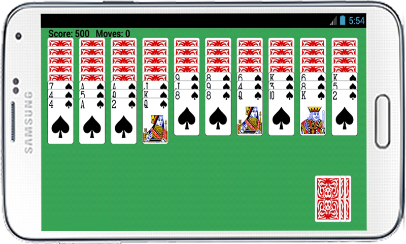 Spider Solitaire Free Game by Appsi Schermafbeelding 2