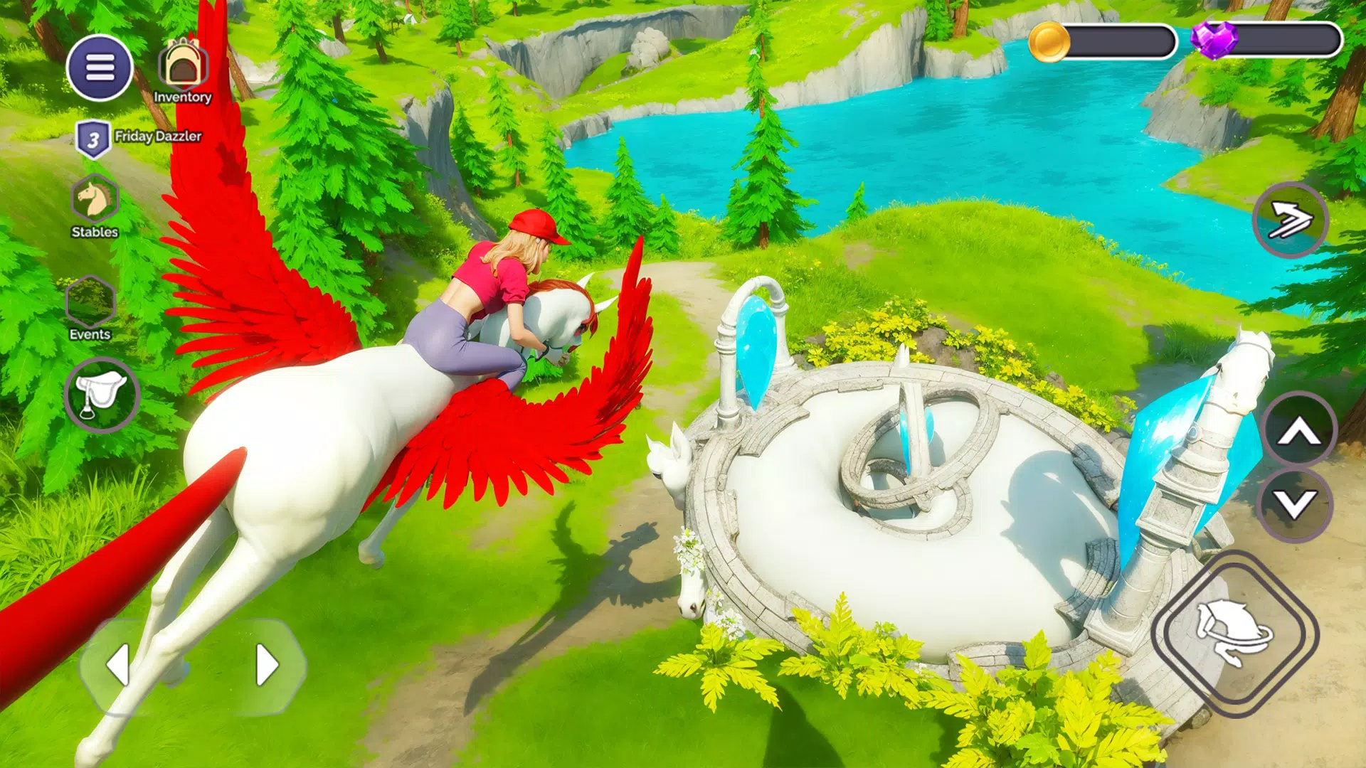 My Flying Unicorn Horse Game Screenshot 1