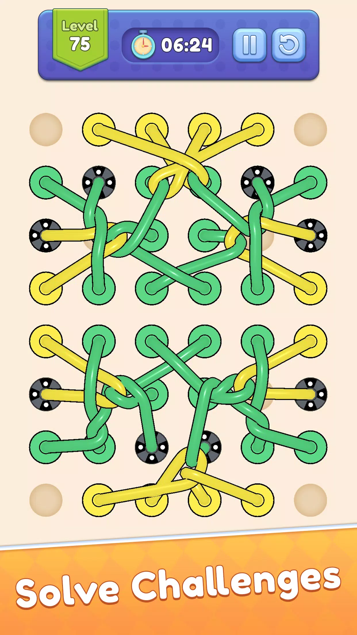 Tangle Out: Rope Puzzle ภาพหน้าจอ 1